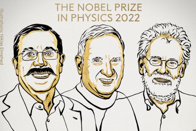 Giải Nobel Vật lý 2022 vinh danh 3 nhà khoa học Aspect, Clauser và Zeilinger - Ảnh 1.