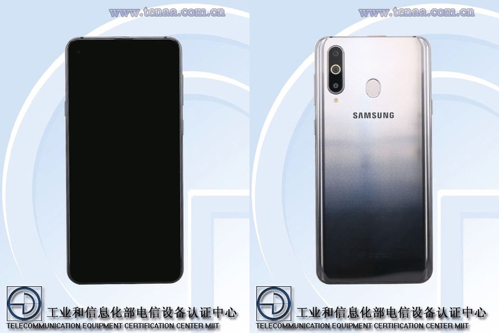 Samsung Galaxy A8s chi tiết hơn: màn hình nốt ruồi, RAM 8GB, 3 camera sau ảnh 1