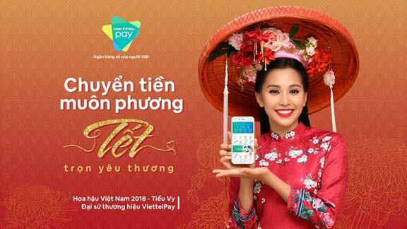 ViettelPay và Đại sứ thương hiệu Hoa hậu Việt Nam 2018 - Trần Tiểu Vy