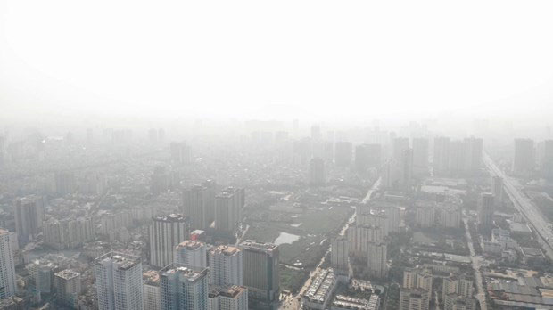 Không khí ô nhiễm tại thủ đô Hà Nội.