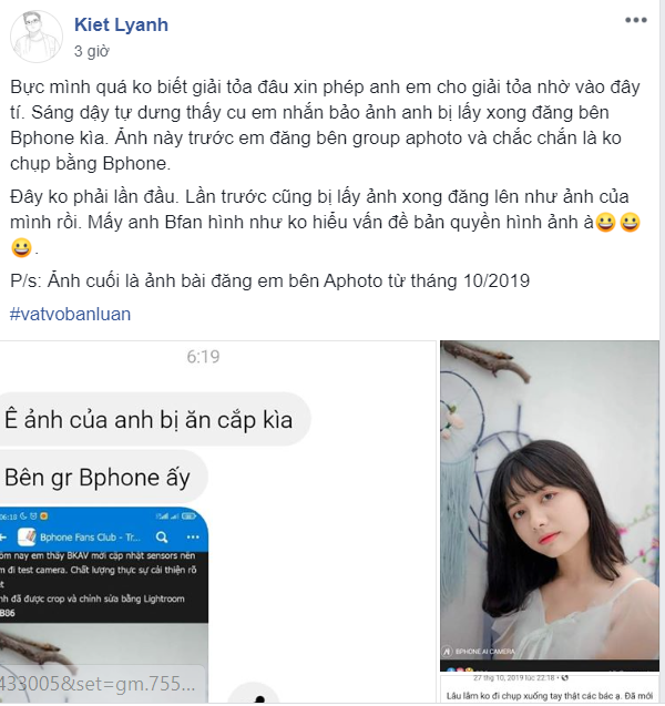 Bfans và Anti Bphone lại đại chiến vì ảnh gắn mác Bphone Bfans và Anti Bphone lại đại chiến vì ảnh gắn mác Bphone ảnh 2