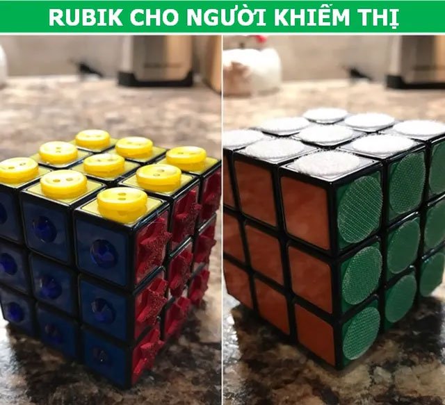 Rubik cho người khiếm thị