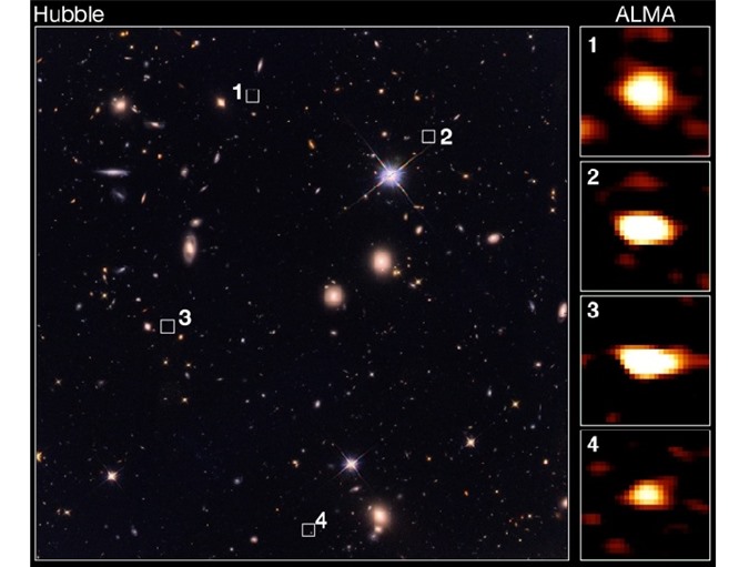 Phát hiện các dải thiên hà mới thuộc vũ trụ từ thuở sơ khai