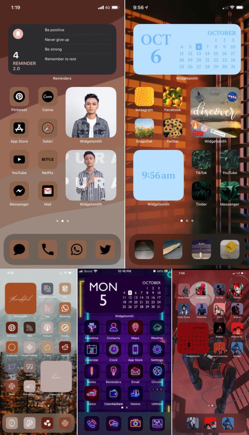 Cach chinh bieu tuong, widget tren iOS 14