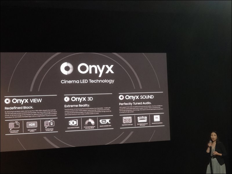 Samsung giới thiệu Onyx Cinema LED, màn hình dành cho rạp phim