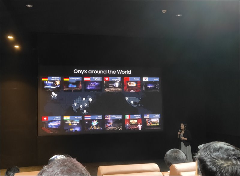 Samsung giới thiệu Onyx Cinema LED, màn hình dành cho rạp phim