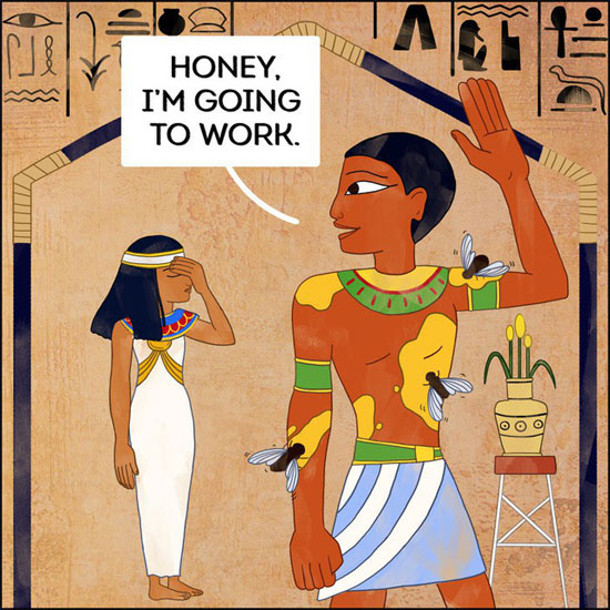 Nô lệ thời Ai Cập cổ: hiến thân mình để dụ ruồi giúp vua