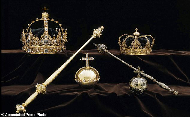 Các báu vật của hoàng gia Thụy Điển bị đánh cắp vào tháng 8 năm ngoái.