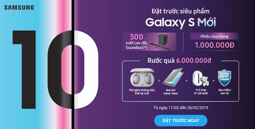 Nhà bán lẻ Việt cho đặt trước Galaxy S10, giá dự kiến từ 23 triệu, quà hơn 7 triệu ảnh 2