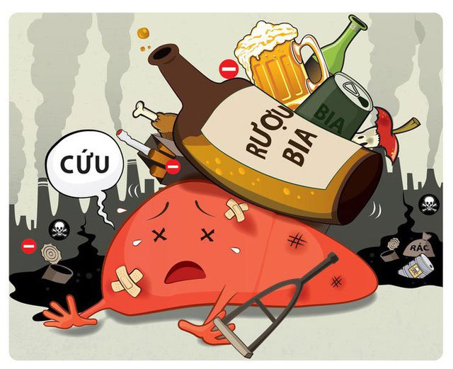 Uống nhiều rượu bia sẽ làm tăng khả năng mắc hàng loạt các bệnh ung thư nguy hiểm.