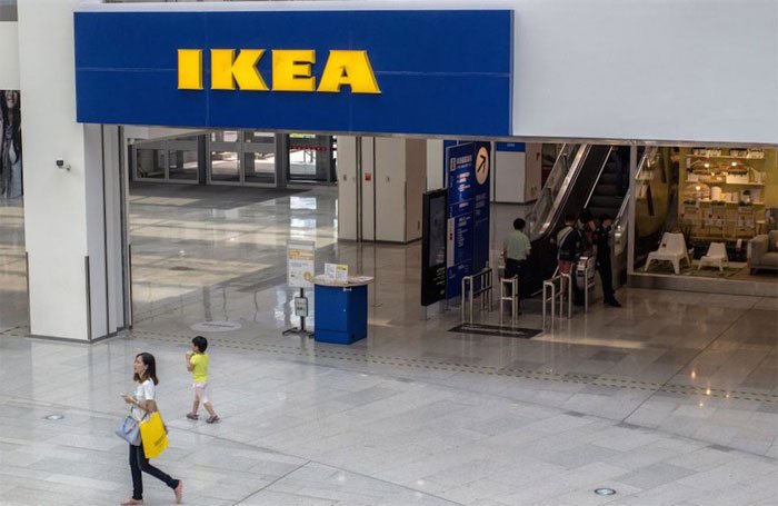 Diện tích trung bình của một cửa hàng IKEA bằng 42 sân tennis.