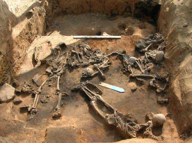 Ngôi mộ tập thể được phát hiện ở thành phố Yaroslavl, Nga