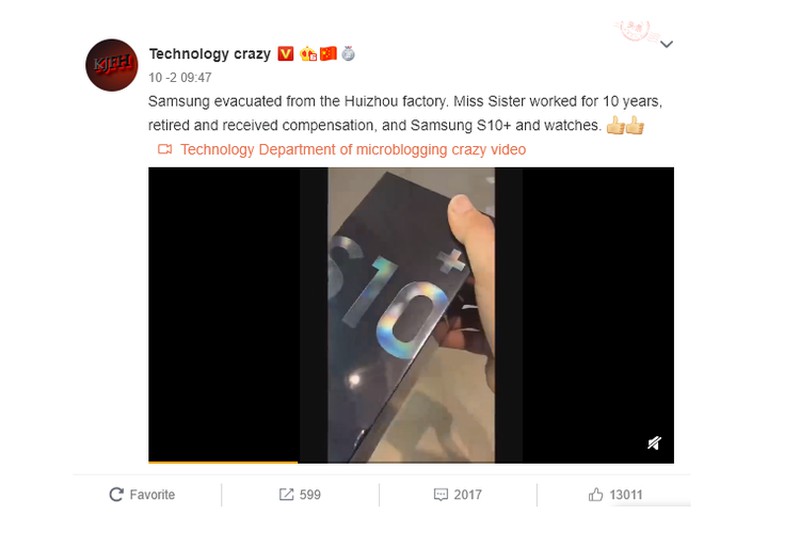 Nhan mien phi Galaxy S10+, Smartwatch sau khi Samsung sa thai