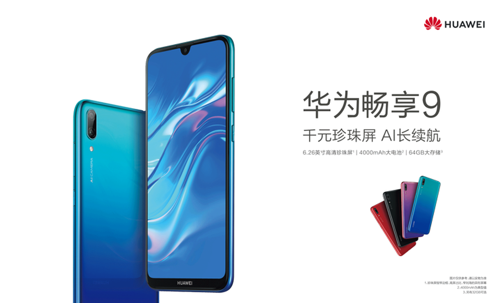Huawei Enjoy 9 ra mắt: màn hình giọt nước, màu bắt mắt, pin 4.000mAh ảnh 1