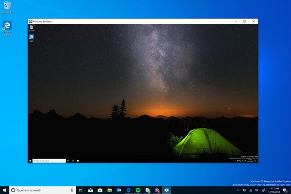 Kích hoạt tính năng Sandbox trên Windows 10