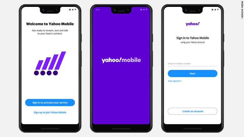 Ra mắt dịch vụ điện thoại Yahoo Mobile, cước 40 USD/tháng