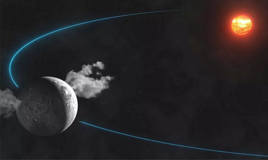 Vô tình nhìn thấy hiện tượng bốc hơi khí kỳ lạ trên bề mặt hành tinh lùn Ceres.