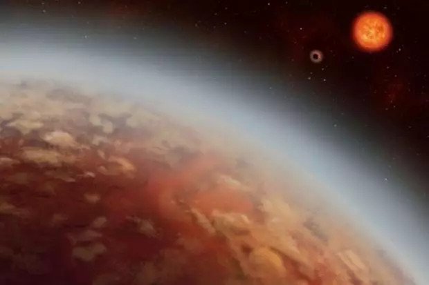 Ngoại hành tinh K2-18b quay quanh sao chủ cùng với một hành tinh láng giềng.