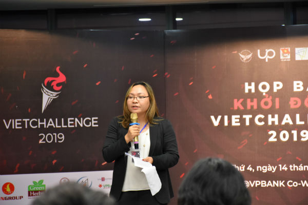 Mai Phan, chủ tịch hội thanh niên sinh viên Việt Nam tại Mỹ, trưởng ban tổ chức VietChallenge.