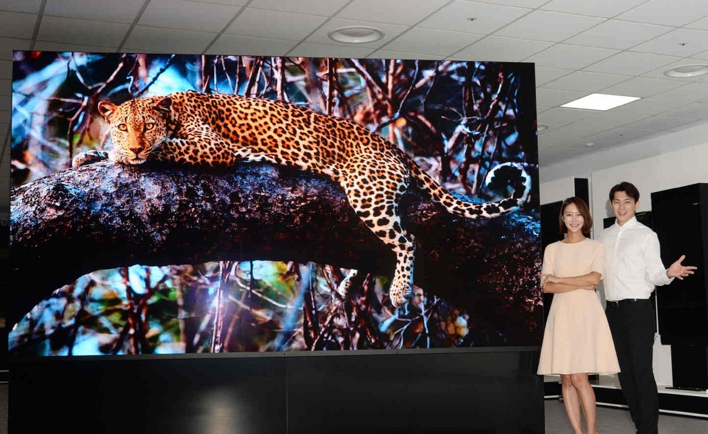 LG ra mắt TV màn hình microLED, kích thước khổng lồ 163 inch ảnh 1