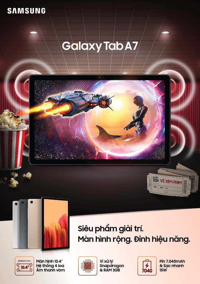 Samsung ra mắt máy tính bảng Galaxy Tab A7: Siêu phẩm giải trí đỉnh cao ảnh 1