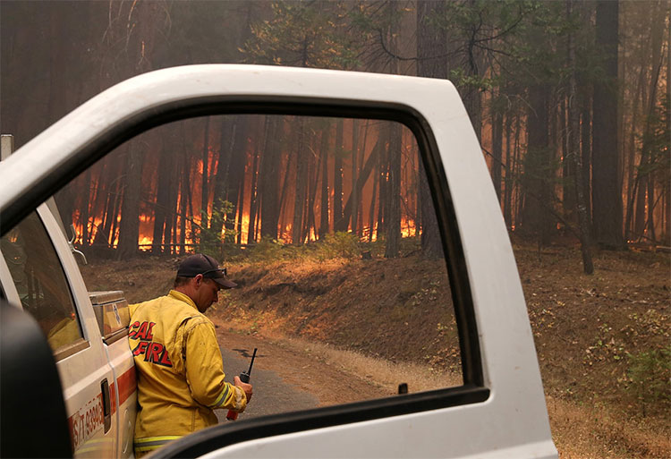 Cháy 1.000km2 diện tích rừng California