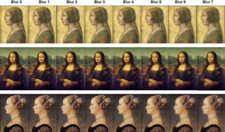 Đội nghiên cứu đã dịch chuyển miệng của nàng Mona Lisa theo nhiều góc độ khác nhau