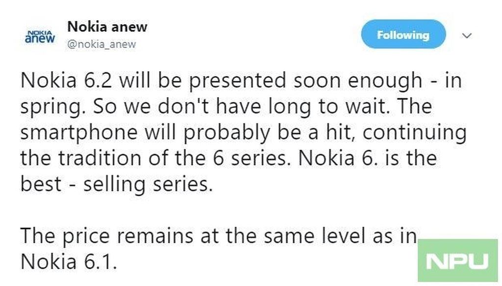 Lộ giá bán Nokia 6.2 sẽ ra mắt vào mùa hè năm nay ảnh 1