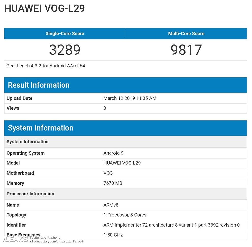 Huawei P30 có điểm hiệu năng thua xa Galaxy S10, iPhone XS Max ảnh 2