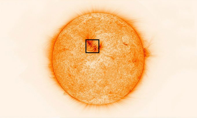 Hình ảnh độ phân giải cao nhất của Mặt Trời chụp bởi kính thiên văn Hi-C.