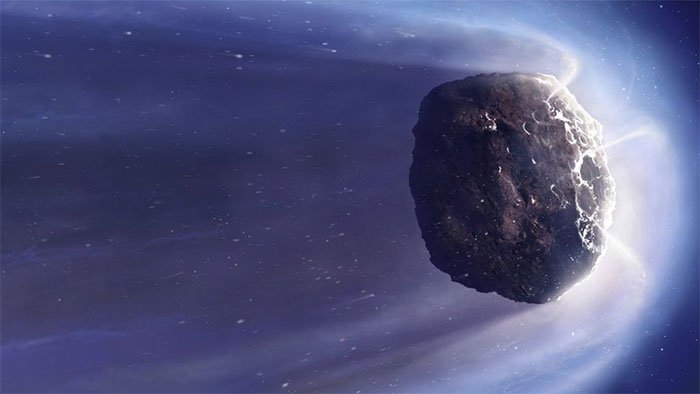 Sao chổi mới phát hiện có quỹ đạo hình hyperbol với độ lệch tâm cao.