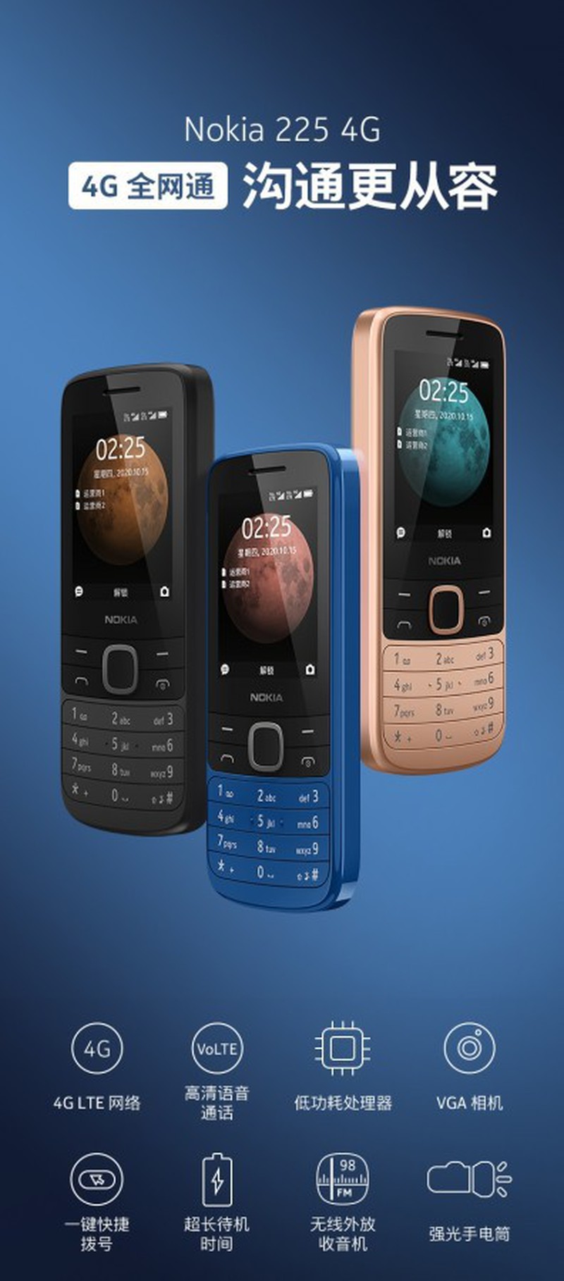 Nokia 215 4G va 225 4G ra mat: Gia duoi 1 trieu dong-Hinh-4