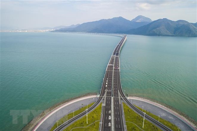 Cầu vượt biển dài nhất thế giới tại Trung Quốc sẽ có mạng 5G