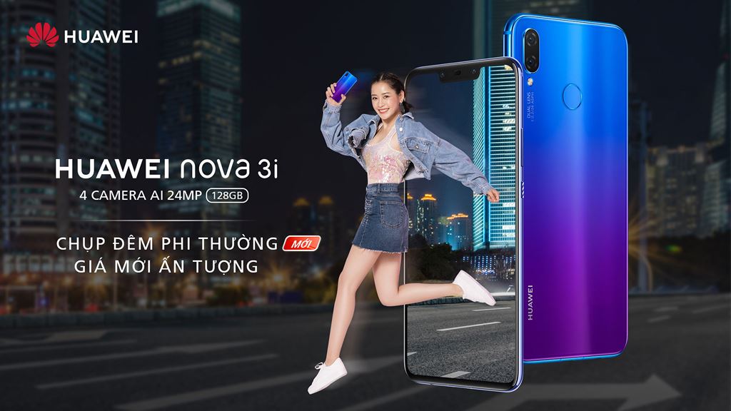 Huawei mang tính năng chụp đêm trên dòng điện thoại cao cấp lên Nova 3/3i và công bố mức giá mới ảnh 1