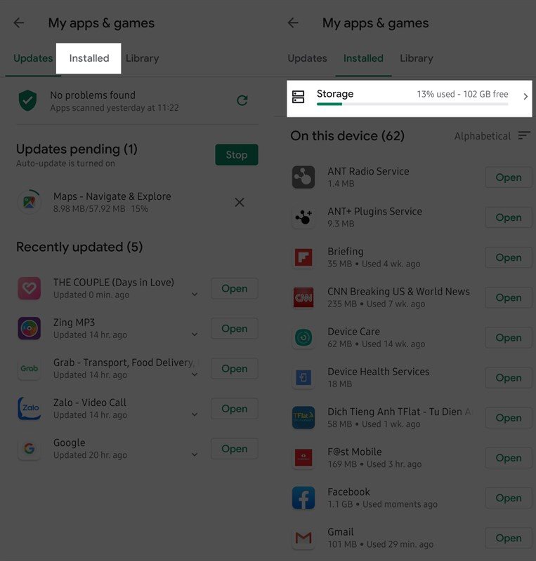 Hướng dẫn gỡ ứng dụng hàng loạt trên Android
