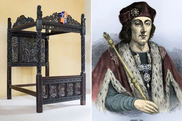 Giường cưới của Vua Henry VII và Vương hậu Elizabeth