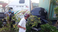 3 người tử vong trong chiếc ô tô bẹp dúm sau cú tông trực diện của xe container 