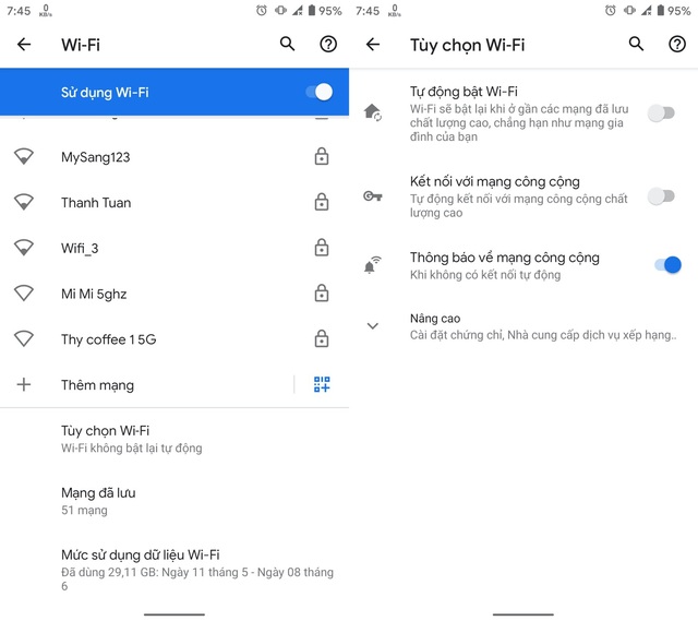 Cách tắt tính năng bật Wi-Fi tự động trên điện thoại Android - 2