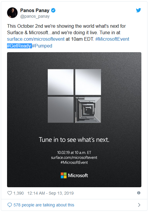 Microsoft gửi thư mời cho sự kiện Surface diễn ra vào đầu tháng 10 tới, hứa hẹn mang lại nhiều phần cứng và trải nghiệm mới - Ảnh 1.