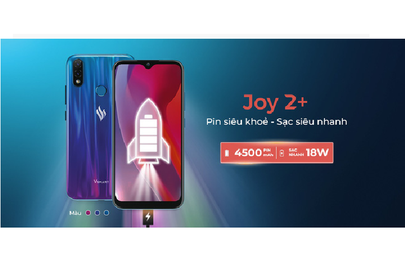 Vsmart ra mat Joy 2 Plus: Pin 4500mAh, camera kep-Hinh-3