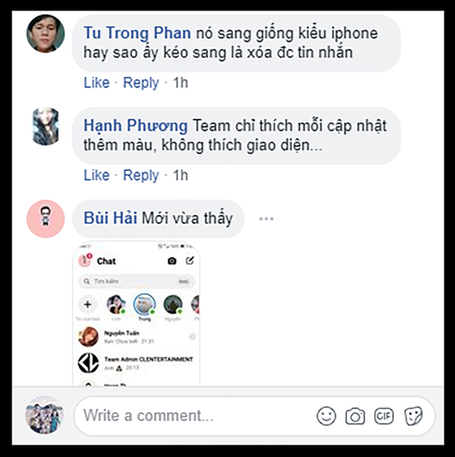 Người Việt cảm xúc lẫn lộn với giao diện mới của Facebook Messenger - Ảnh 5.