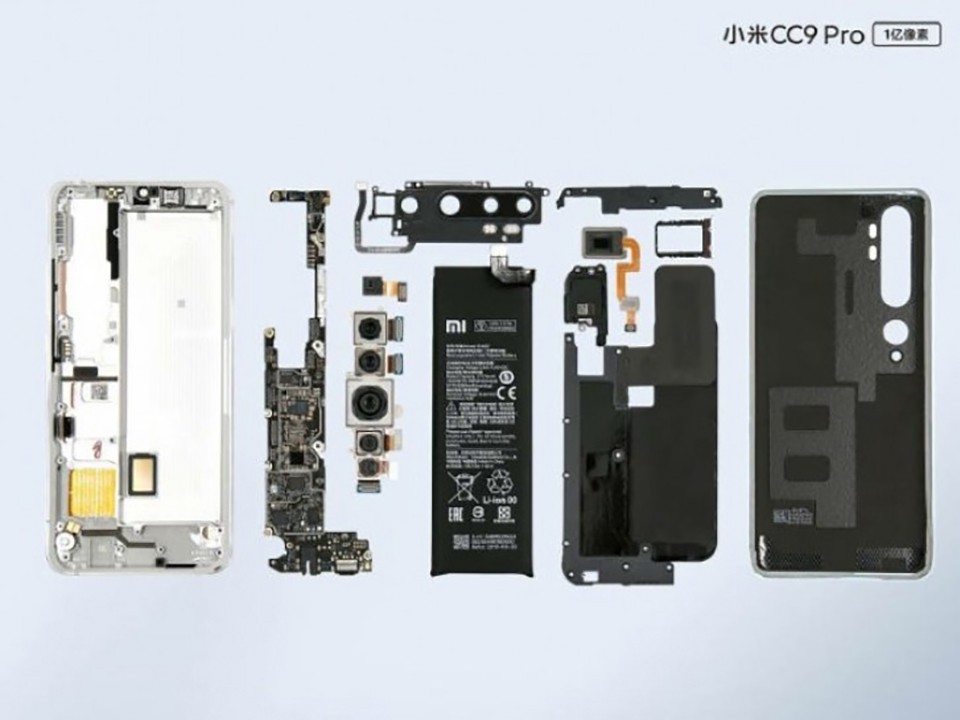 “Mổ bụng” Xiaomi Mi CC9 Pro: tận mắt chứng kiến cụm 5 camera 108MP ảnh 1
