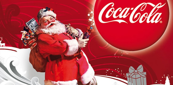 Một trong nhiều mẫu quảng cáo của hãng Coca Cola. 