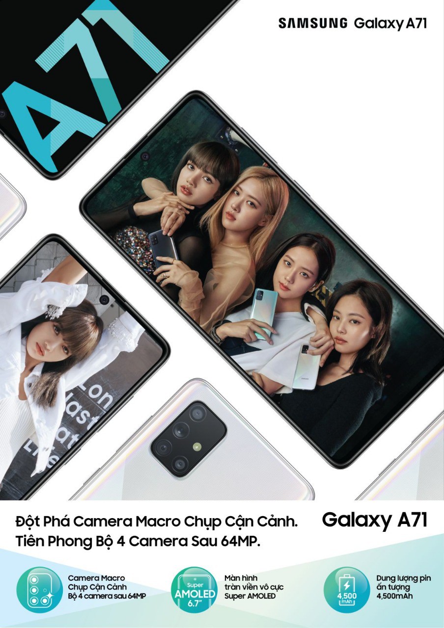 Samsung Galaxy A71 ra mắt: 4 camera sau 64MP và macro chụp cận cảnh ảnh 1