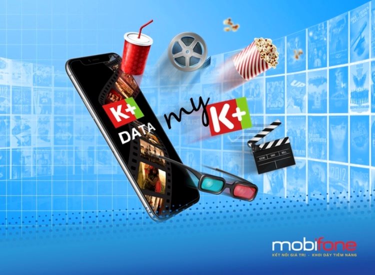 Giải trí với kho phim, video K+ Data của MobiFone