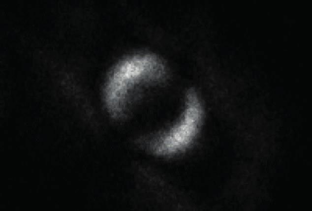 Hình ảnh hiện tượng rối lượng tử do các nhà khoa học từ Đại học Glasgow thu được.
