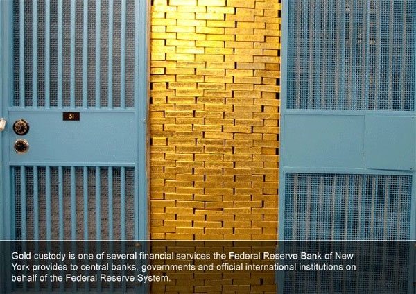 Kho vàng của New York Fed chứa hơn 6.000 tấn vàng