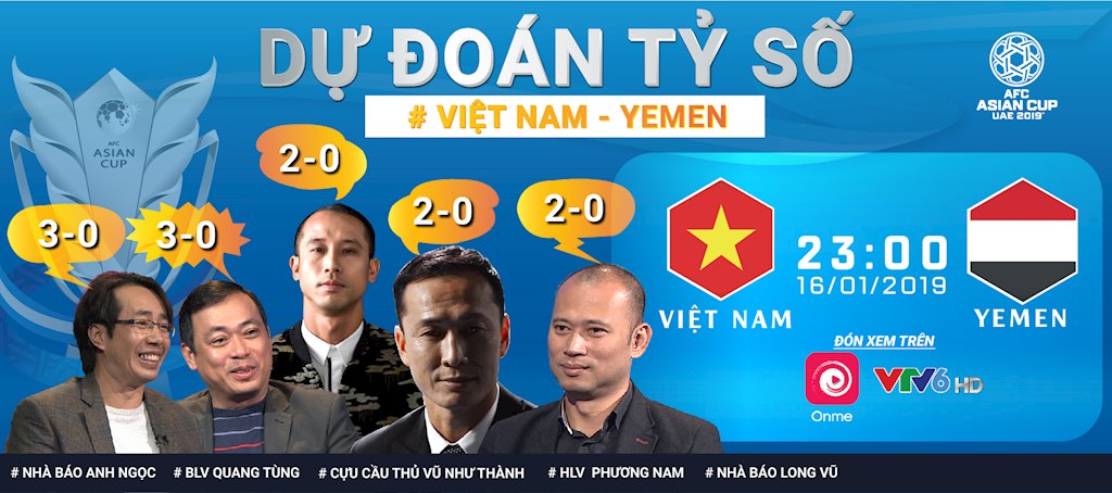 Dự đoán tỷ số trận Việt Nam vs Yemen: Việt Nam sẽ thắng cách biệt 2 bàn