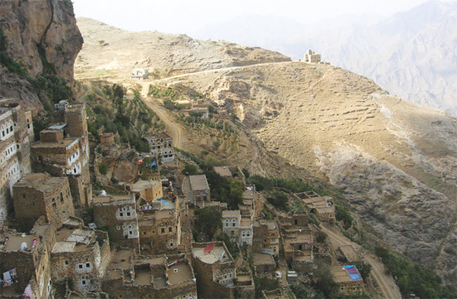 “Phố núi” kiểu Yemen.