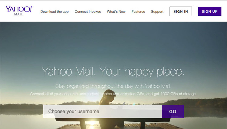 Nhận tài khoản email miễn phí từ Yahoo! Mail.